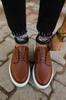 CHEKİCH New Collection CH003 Pelle Classica Men Shoe White Black Brown Tan