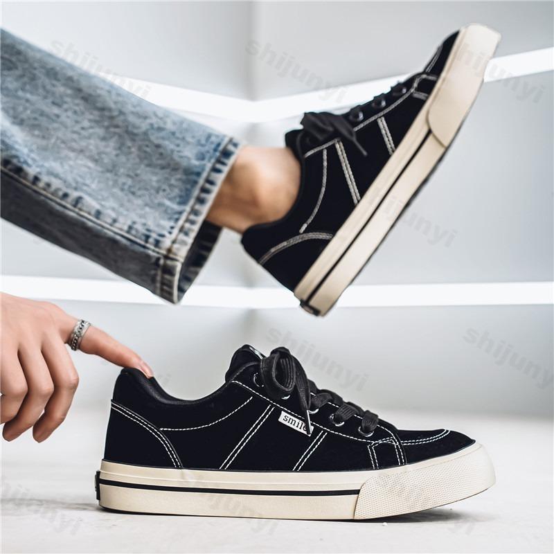 Fashion Fashion Casual Canvas Shoes for Men Spring 2025 New Trend Versatile Comfortable Thick Soled Sports Shoes Low Cut Chunky sneakers