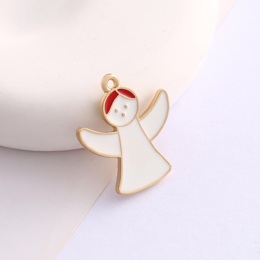 Alloy Drip Cartoon Santa Snowman Bells Diy Bracelet Pendant Pendant Accessories