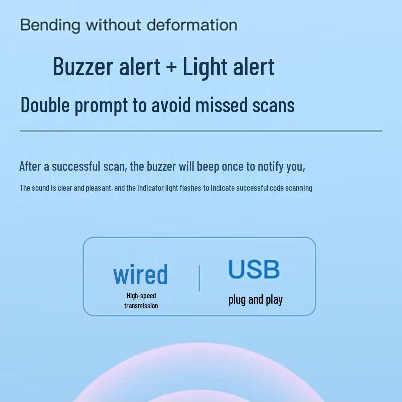 COMIX ST139B Wired 2D Barcode Scanner