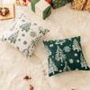 Christmas Tree Christmas Chenille Pillowcase INS Style Cushion Cover Throw Pillowcover  Sofa/Bed