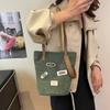 Corduroy Bucket Bag 2026 Casual Women's Simple Temperament Versatile Korean New Niche Design Shoulder Bag