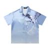 Mens Oversized Streetwear Polo Shirt With Embroidered - Retro Urban Casual Tee