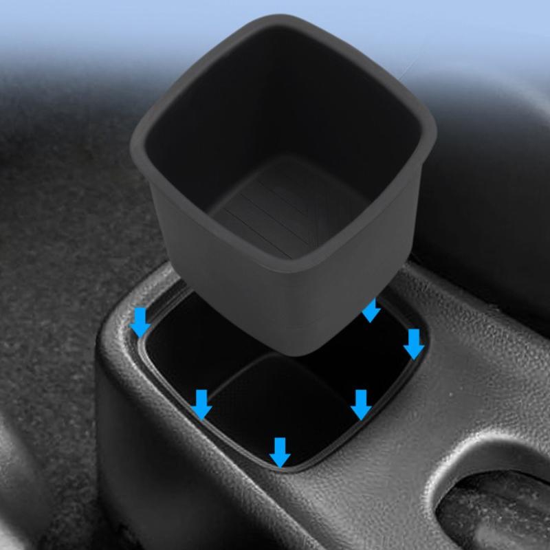 For 16-24 S WiFi Silicone Cup Holder For Suzuki Swift Center Console Rear Cup Holder Beverage Limit Seat