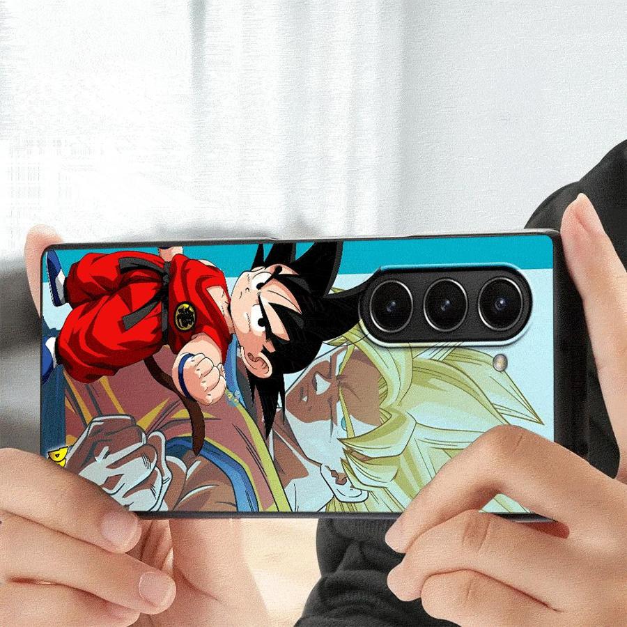 Dragon Ball Cute Piccolo Back Phone Cover Case for Samsung Galaxy ZFold7 ZFold6 Z Fold 7 6 5 4 3 ZFold5 ZFold3 ZFold4
