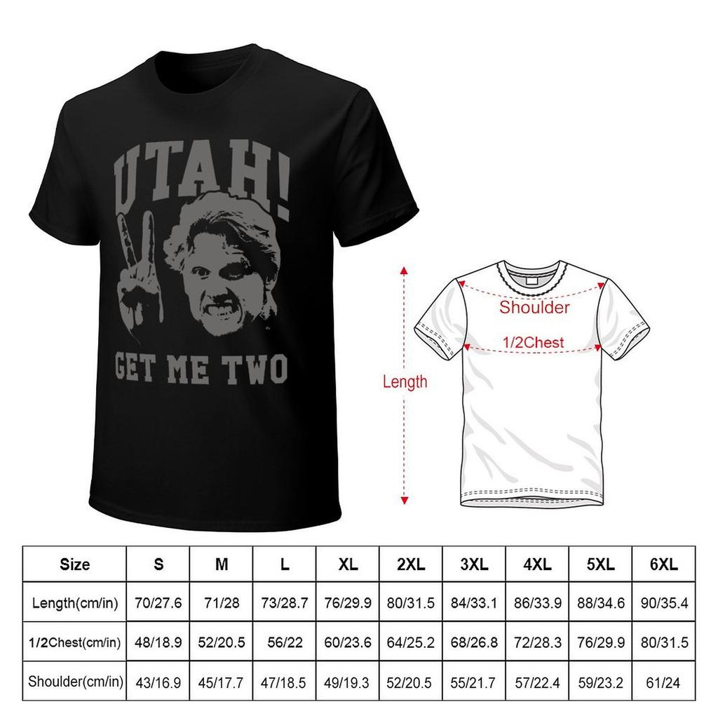 Utah Get Me Two TShirt shirts graphic Clothing workout shirts for men