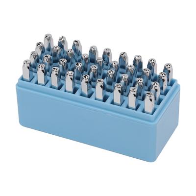 36 Stück Buchstabenstempel DIY Buchstaben Zahlen Symbole Galvanisiertes Metall Leder Stahl Stempelwerkzeuge