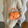 Chic Street Style Pu Shoulder Bag With Stitching Details