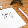 Kraft Paper Notebook A6 Blank Paper Sketchbook Graffiti Painting Drawing Diary Journal Book School Office Supplies Stationery