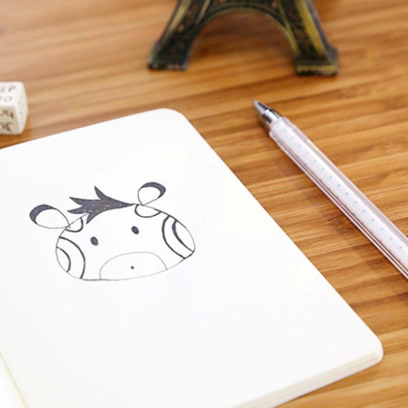 Kraft Paper Notebook A6 Blank Paper Sketchbook Graffiti Painting Drawing Diary Journal Book School Office Supplies Stationery