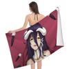 Gamer Albedo Anime Sexy Girls Beach Towel Colorful Bath Towels For Girl Microfiber Quick Dry Custom Sand Free Beach Yoga Spa