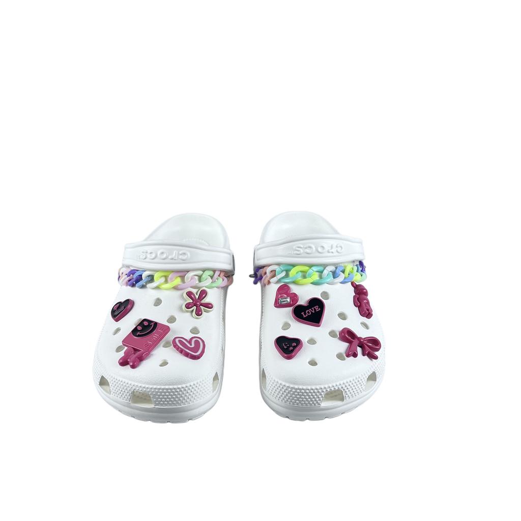 Crocs Classic Clog EVA Casual and Versatile Fashion Trend Hole Shoes for Men and Women White