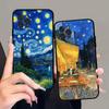 Art Vincent Van Gogh Phone Case For iphone 16 15 17 13 14 12 11 Pro Max Plus Black Shell Cover Case