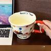 Ceramic Mug Girl Cute Household Drinking Cup New Style Dormitory Breakfast Coffee Cup Office