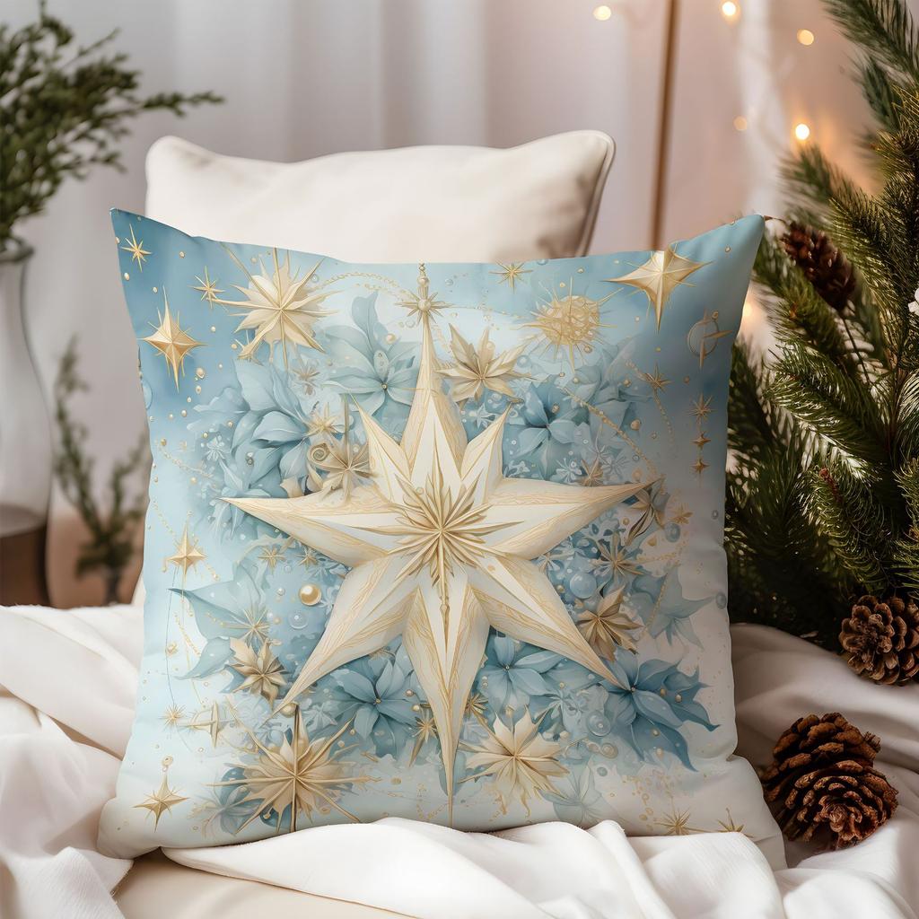 New Christmas Pillow Cover Premium Luxury Santa Home Sofa Cushion Cover Premium Durable Quality Useful Practical