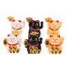 1 Stück Mini Solarbetriebene Chinesische Glückskatze Reichtum Winken Schütteln Hand Glück Willkommen Katze Süße Glückskatze Home Auto Dekor Geschenk