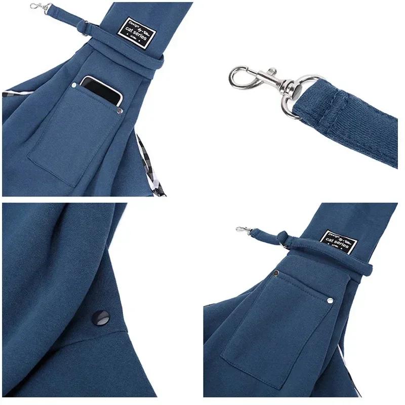 Outdoor Travel Pet Dog Carrier Bag Adjustable Single Shoulder Portable Sling Handbag Breathable Large Capacity for Cats Dogs