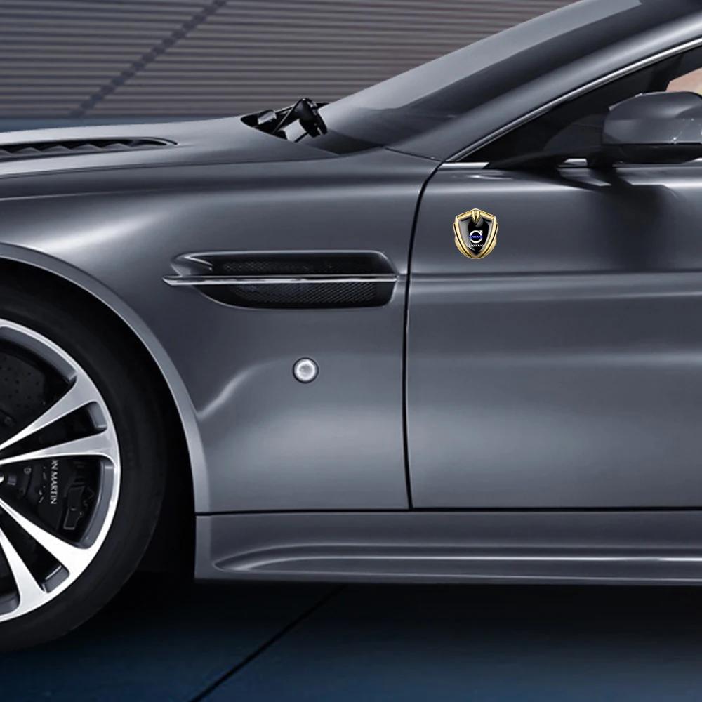 3D Metal Shield Badge Sticker Body Side Fender Trunk Decoration Sticker For Volvo Xc60 XC90 V40 S60 V50 V60 C30 Xc40 S80 S40 V90