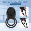 Rose Lock Vibrating Ring for Men, 8-Mode Magnetic Rechargeable Wearable Adult Toy