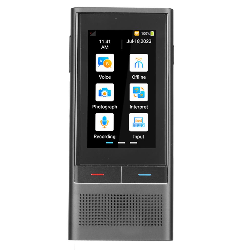 Language Translator WIFI 2 Way Voice Translator 1GB 16GB 2.8inch Color Touch Screen Supports 138 Languages 4G Voice
