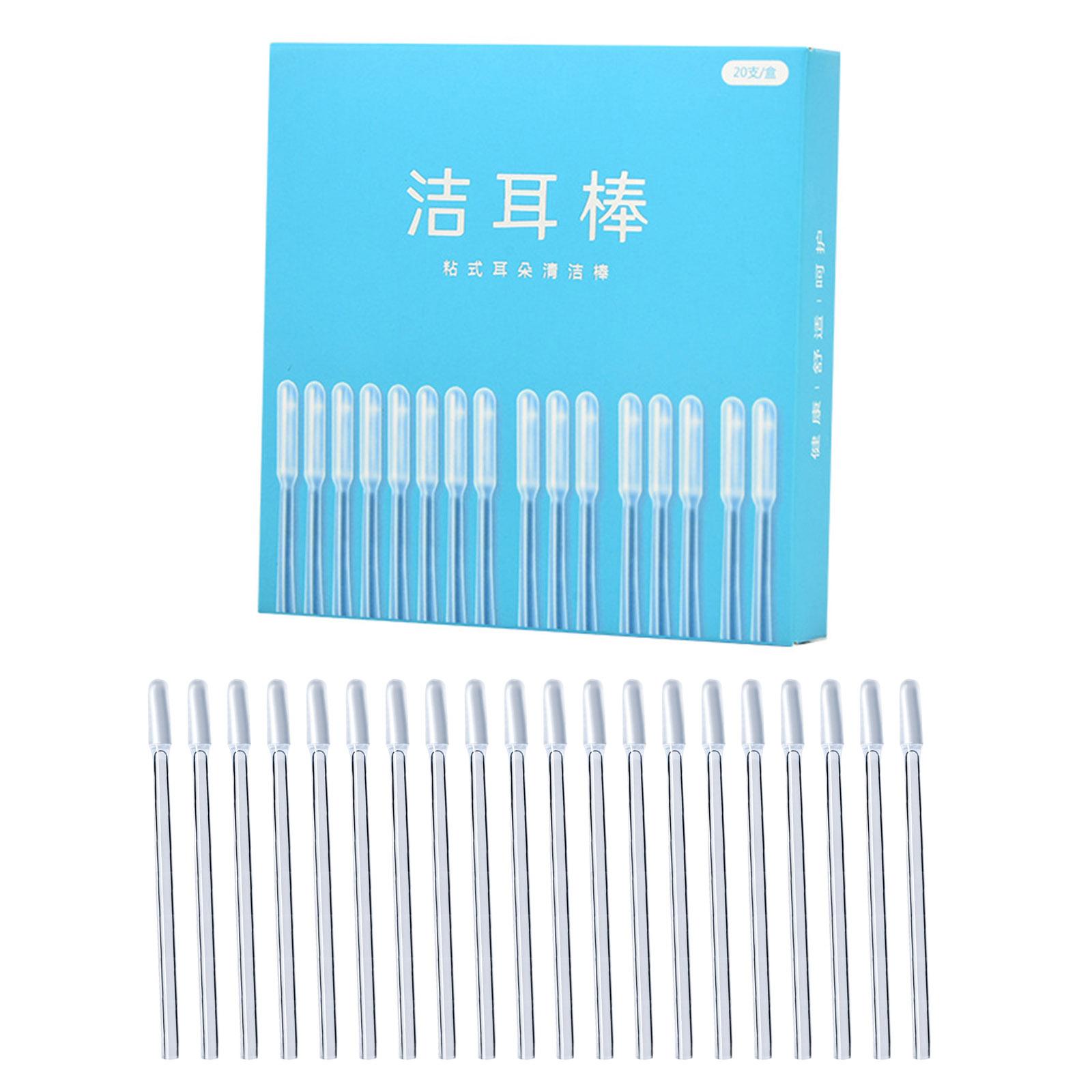 

20 шт. Набор для нежного ухода за ушами, одноразовые липкие очистители для ушей для поддержания здоровья семьи, удобный уход за ушами в дороге