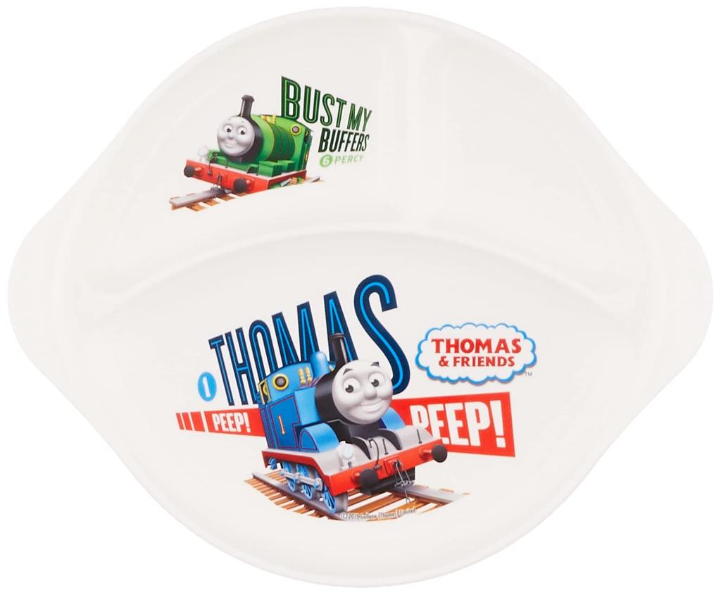 OSK Plate with Thomas the Tank Engine Lunch Plate with Made in Dishwasher Microwave Rubber Feet Container CB-36 Dividers, Handle, Japan, Safe, Safe,
