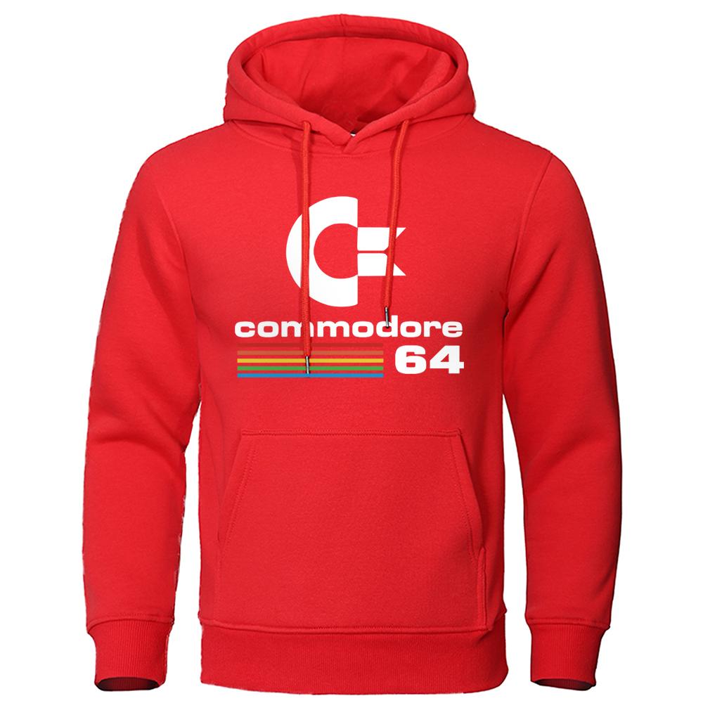 2025Comfortable Men Long sleeve HoodiesTracksuit Autumn Winter Male Hoodie Sweatshirts Commodore 64 Cool Clothing Street Hooded