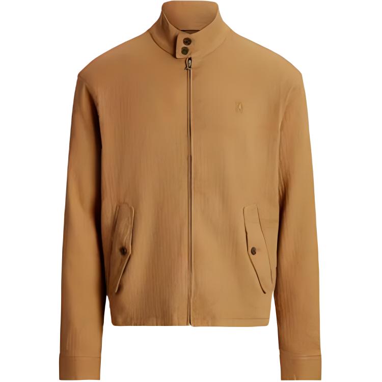 

Polo Ralph Lauren FW22 Однотонный пиджак из смесового льна в елочку Мужской пиджак Хаки MNPOOTW16021062-250 XXL