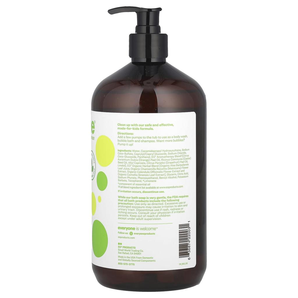 3 In 1 Kids Soap, Tropical Coconut, 946Ml(32Fl Oz)