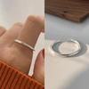 Xiaohongshu S925 Sterling Silver Women's Luxury Ring - Niche Design, Non-Fade Index Finger Fashion.