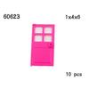 1x4x6 Door Frame Smart Windows 10pcs 60596 60616 60803 57894 60623 60621 92589 MOC Parts House Building Block Model Accessories