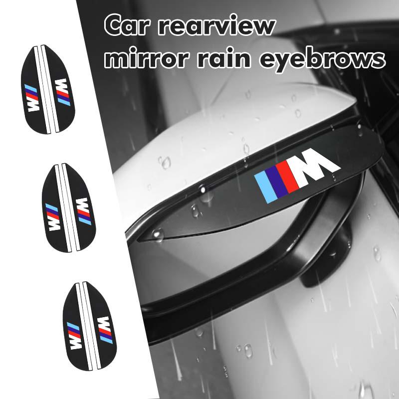 2pcs Car Side Rearview Mirror Rain Eyebrow Sun Visor Protector For BMW E93 F10 F20 F30 F40 F15 F25 F26 F31 F49 F86 M3 M5 X3