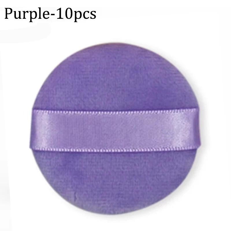 5/10Pcs Soft Velvet Makeup Sponge Loose Powder Cosmetic Puff Double-sided Face Makeup Sponge Concealer Wet Dry Makeup Tools