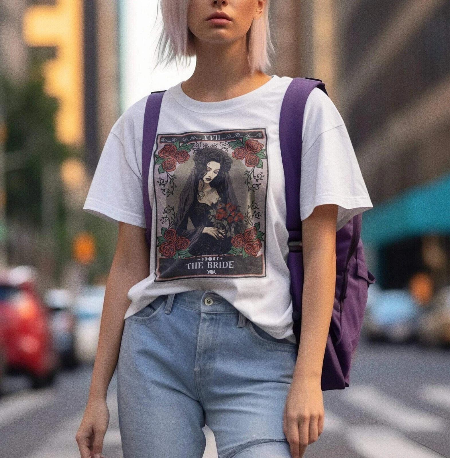 Witch Bride Tarot Card Shirt 3XL
