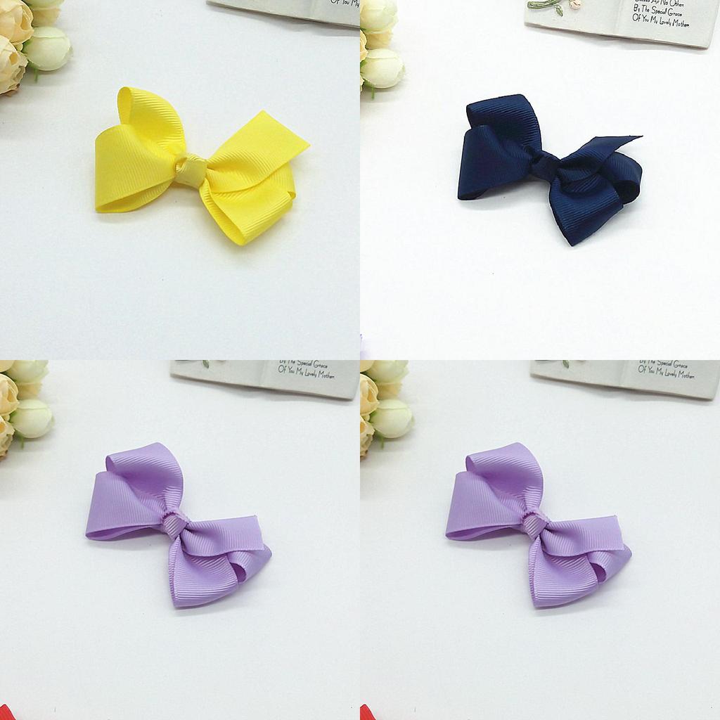 Dětské sponky do vlasů s modrou stuhou a motýlí mašlí pro dívky, dárkové balení