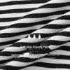 Demana Japanese Collegiate Striped Doll Collar 3/4 Sleeve Sweatshirt