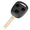 3 Button Replace Remote Control Key Case Shell for Lexus IS200 GS300 LS200 RX300