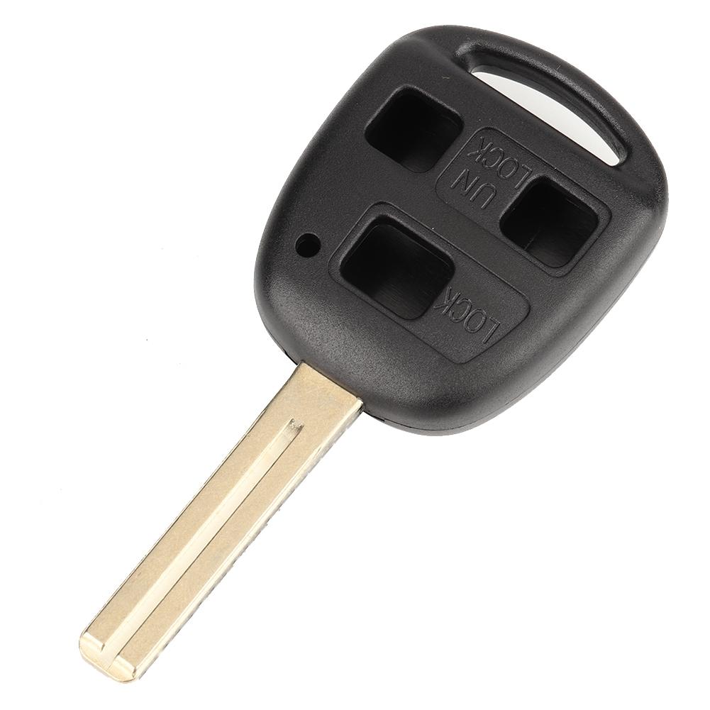 3 Button Replace Remote Control Key Case Shell for Lexus IS200 GS300 LS200 RX300