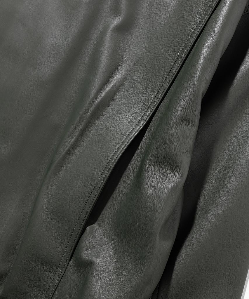 Massnoun Lambskin Oversized Bomber Leather Jacket Mftlj001-Ov