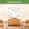 Yajnas 1X1 Feet Non-Magnetic White Board For Kids, Home & Kitchen With Heavy-Duty Aluminium Frame, Scratch-Proof & Corro