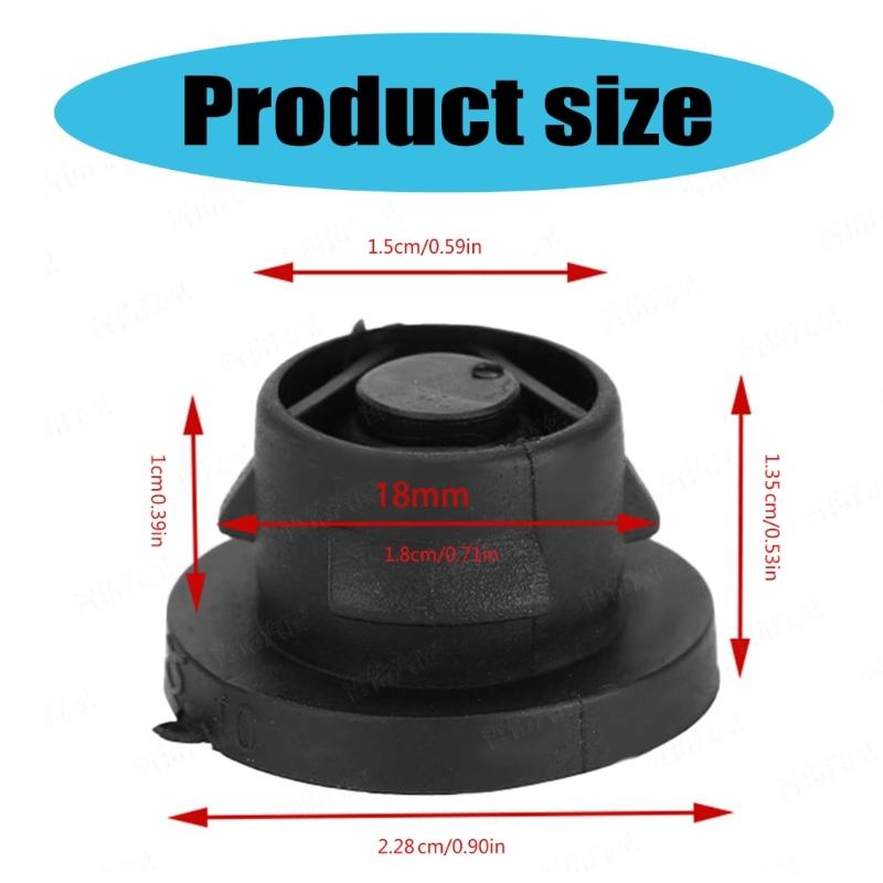 Replacement Air Filter Rubber Grommet Insert 1422A3 for 1.6 HDI Automotive Air Filter Plug Black Insert Grommet