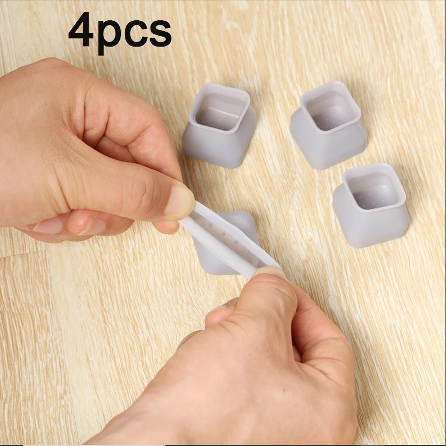 

4/24/32 шт. силиконовые колпачки для ножек стульев и столов, утолщенные защитные накладки для мебели и пола 4pcs серый