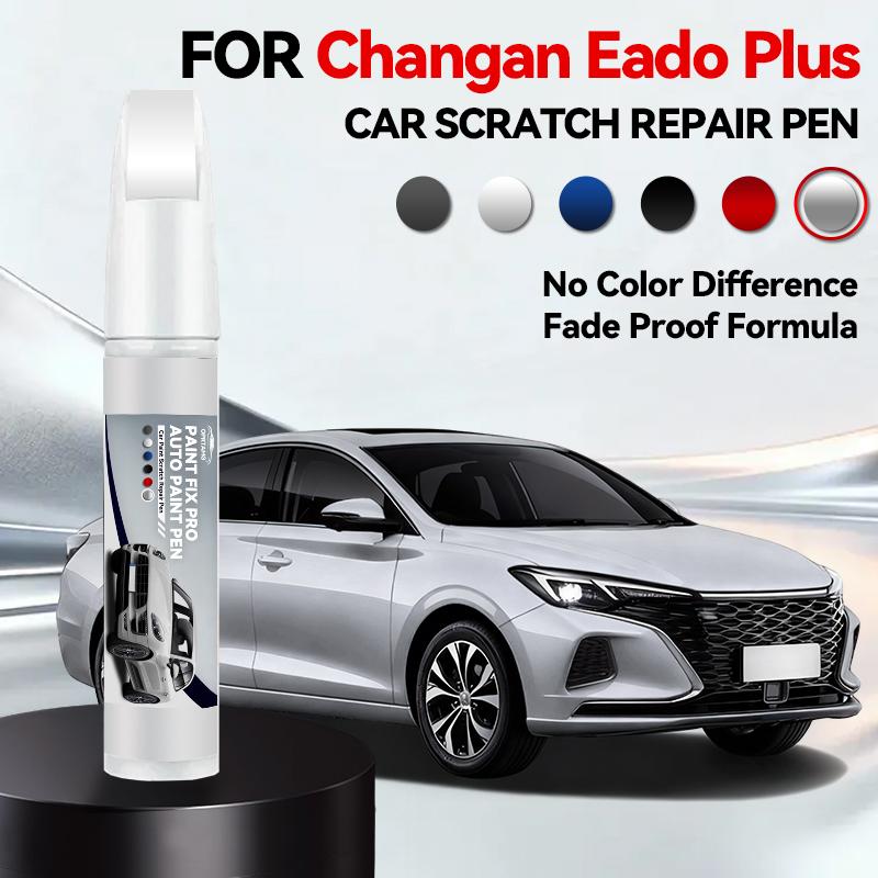 

For Changan Eado Plus Paint Repair Pen Touch Up Scratch Remover DIY Auto Accessories Black White Silver Red Grey Red срібний