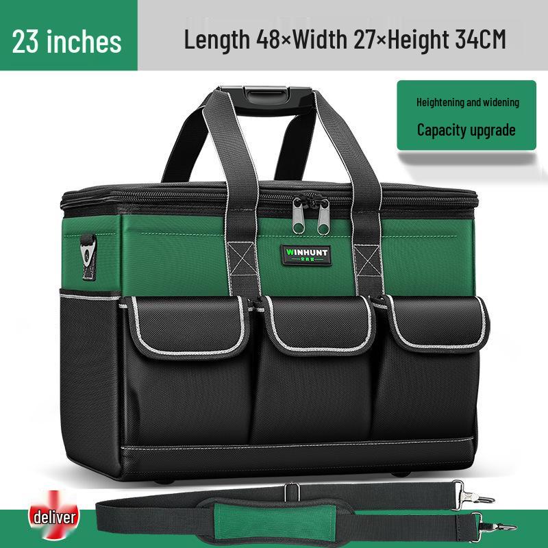 Portable Multifunctional Tool Bag: Durable, Wear-Resistant Canvas for Hardware Repairs and Electricians