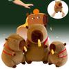 Plush Toys Capybara Cartoon Animals Doll Xmas Gifts Ornament Christmas Garnish