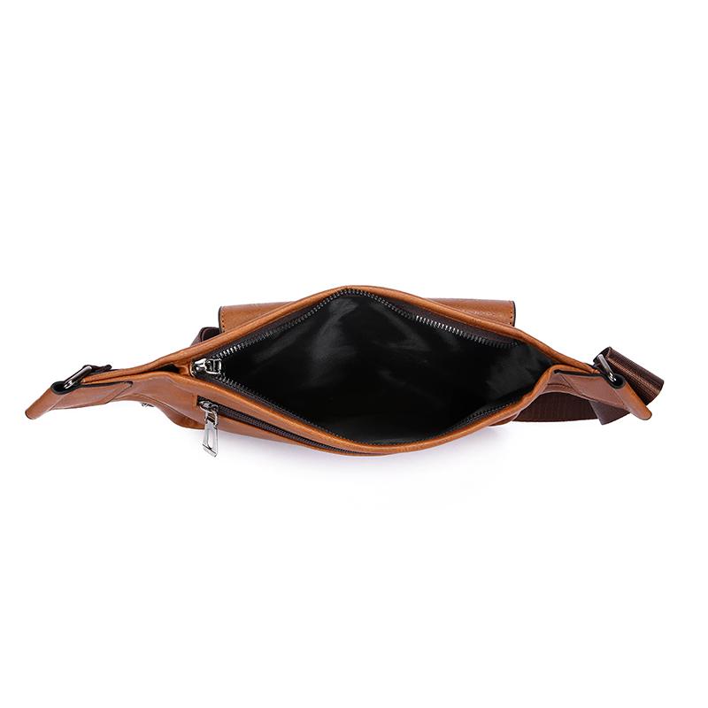 Neue Herren Vintage Brusttasche Wasserdicht Große Kapazität Crossbody Einzelne Umhängetaschen mit Sport Kleine Messenger Bags