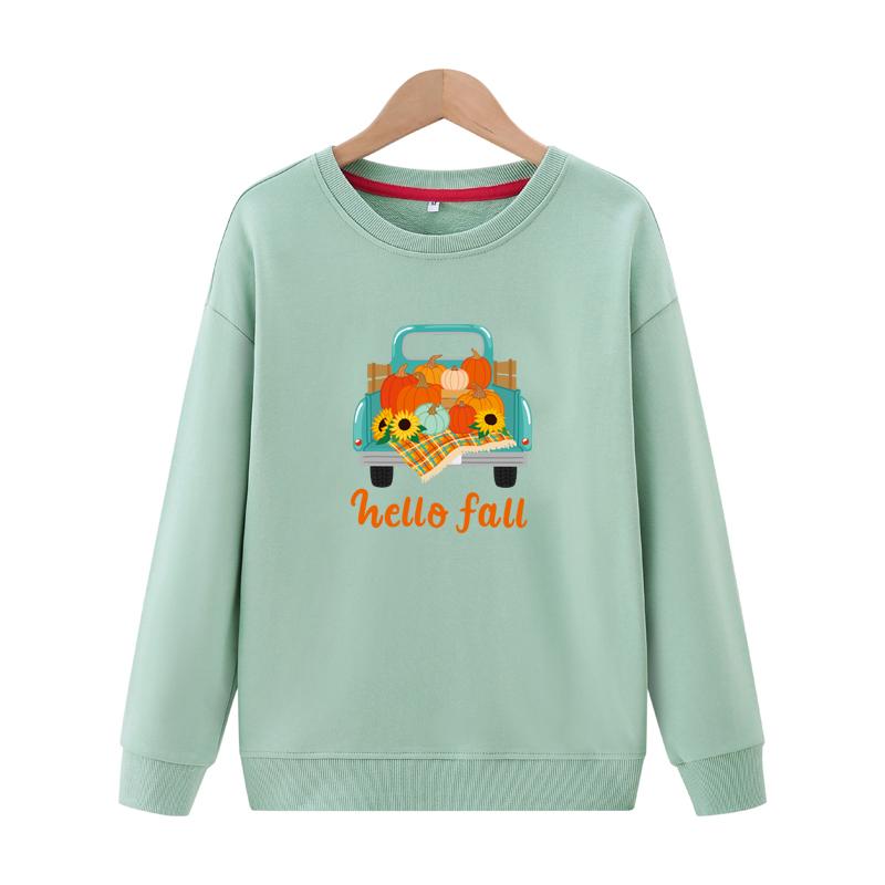 Hello Fall letter patches, Diy handicraft supplies, T-shirts, hooded sweatshirts, Diy clothing stickers, clothing heat-pressed patches