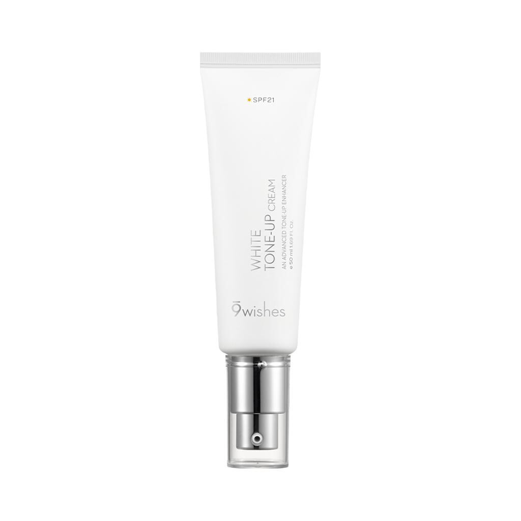 9Wishes [close Moisture Fit Skin Tone Up Tone Free] Nine Wishes Vegan White Tone Up Cream 50ml Project  +20ml Free 