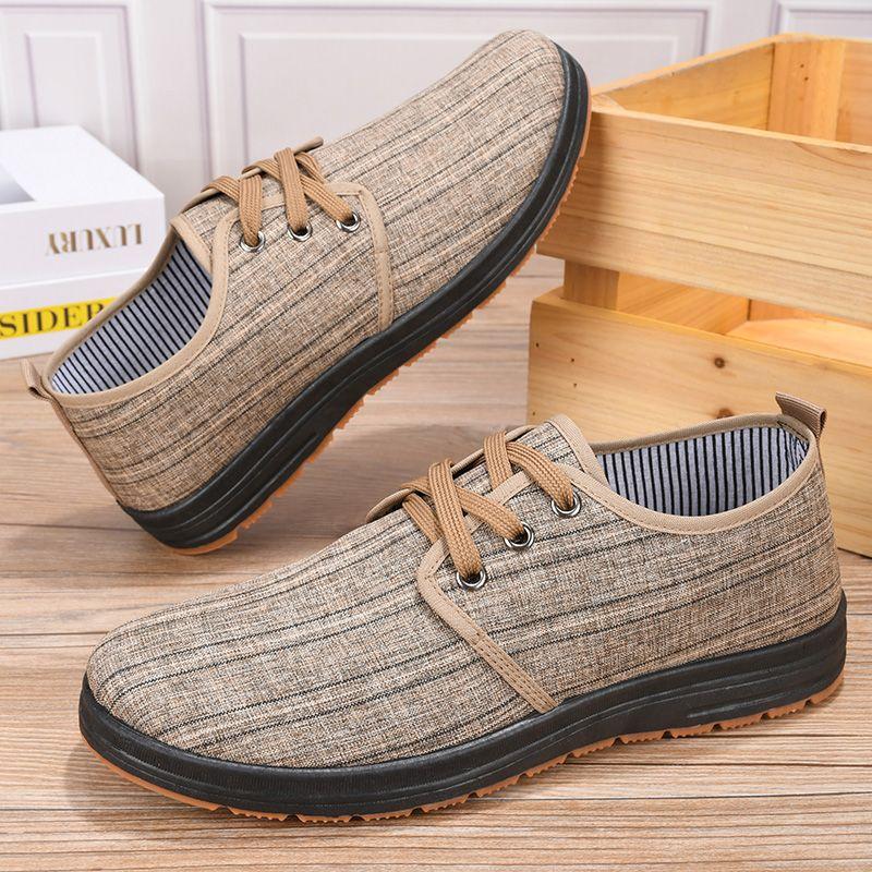 New Canvas Shoes Outdoor Non Slip Casual Men'S Shoes Comfortable Soft Bottom Loafers Durable Casual Shoes  Casuales