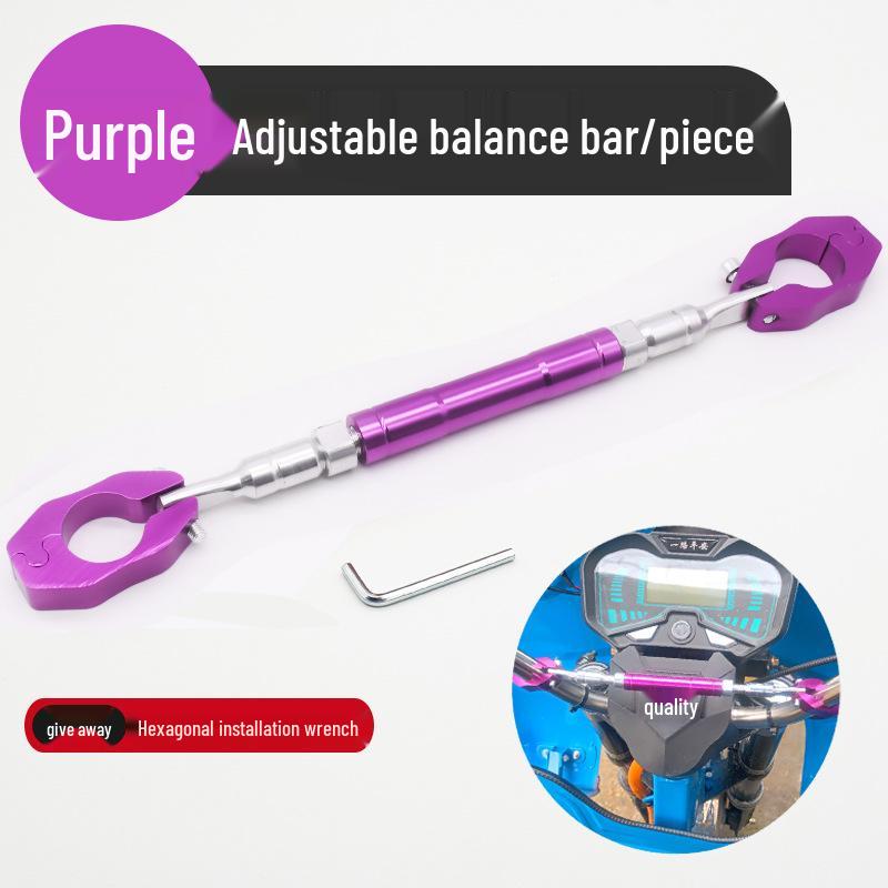 Enhanced Motorcycle Crossbar Balance Handlebar Extension Rod